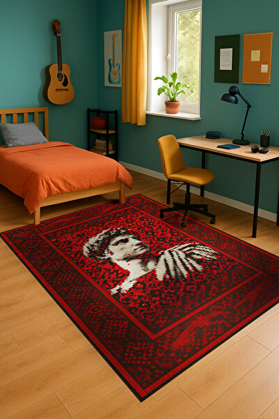 Rugs Modern Halı Mosso Greek Statue Patterned Woven Base Vintage Decorative C...