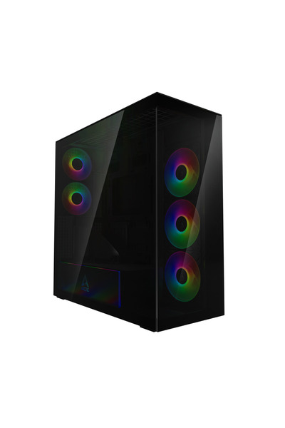 Arctic Skříň Xtender VG, MiddleTower, E-ATX, včetně rozšiřujícího panelu PCIe, černá