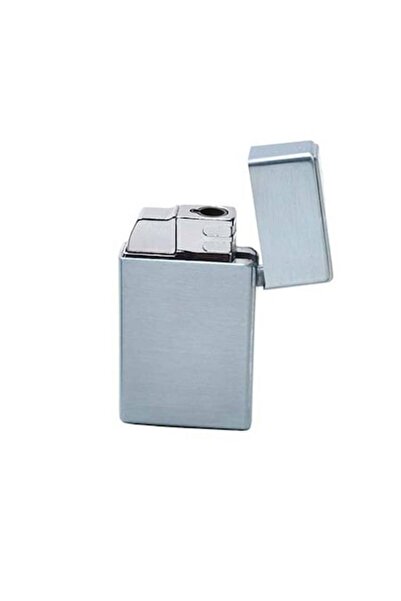 dalimag Brichetă cu gaz, formă Zippo, gri, rezistentă la vânt, reîncărcabilă,...