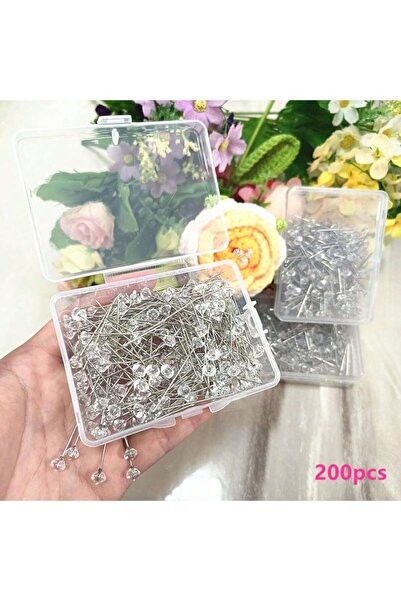 Choice 38mm 200pcs 50/100 /200pcs Alloy Pins Transparent Diamond Pins Wedding...