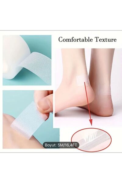 DS Sağlık Şeffaf Polietilen Tıbbi Plaster Hipoalerjenik 5m X 5cm