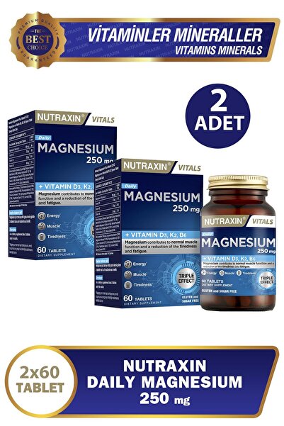 Nutraxin Magnesium Daily 60 Tablet 2 Adet