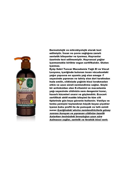 Eyüp Sabri Tuncer Natural Macadamia Oil Hair Care Series and Tonic with Raspberry, Gluten-Free