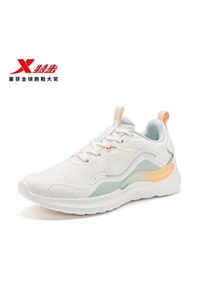 Xtep Pantofi de alergare din pânză pentru femei, alb/verde02, 6912670645877