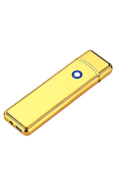 dalimag Brichetă electronică reîncărcabilă USB, rezistentă la vânt, buton cu ...