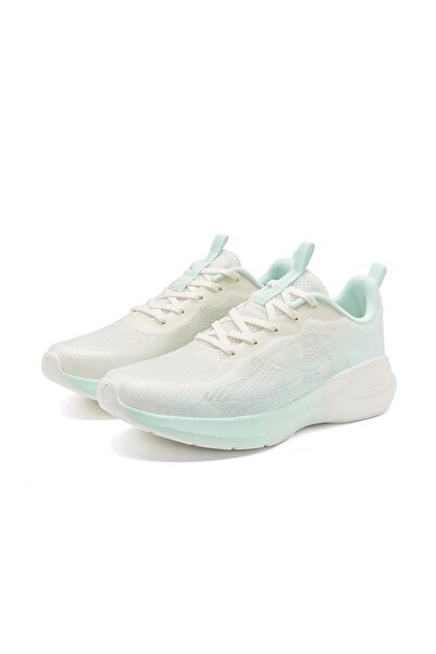 Xtep Femei Canvas White/Bubbly Green Running Shoes 6912670657870