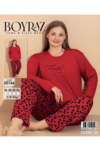 BOYRAZ 20744 Set de pijamale pentru femei cu mâneci lungi