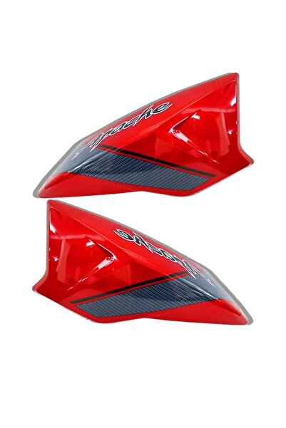 MotoExpress Tvs Apache RTR 150-180 2013-2016 Sağ Sol Depo Grenajı Paneli Kırmızı Gri