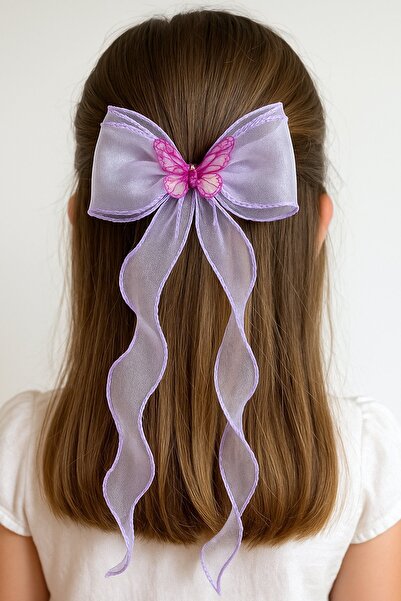 TAKIŞTIR Lilac Color Butterfly Figured Vending Machine Buckle