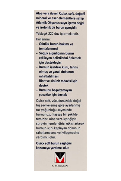 QUIXX Soft Burun Spreyi 30 ml