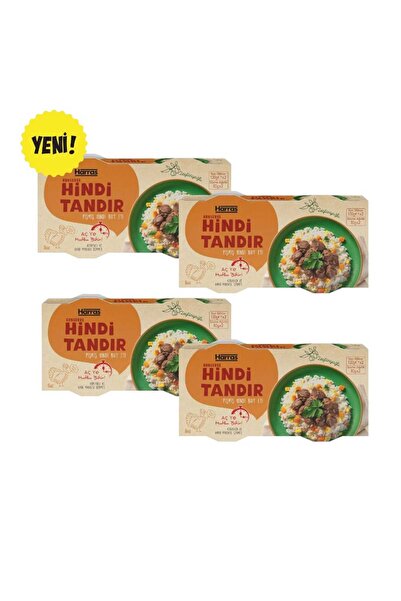 Harras Hindi Tandır Konserve Yüksek Protein Keto Şekersiz Pratik Diyet Hazır Yemek 4 Adet 2'li Paket