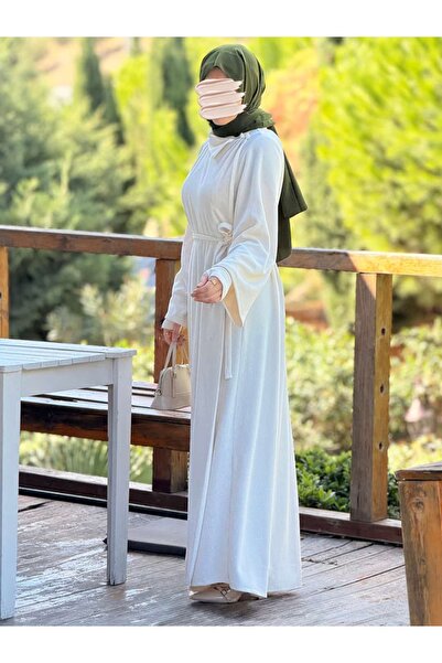 Nissra Ankanoor Anvelop Kolluklu Örme Ferace&Elbise Anka255103