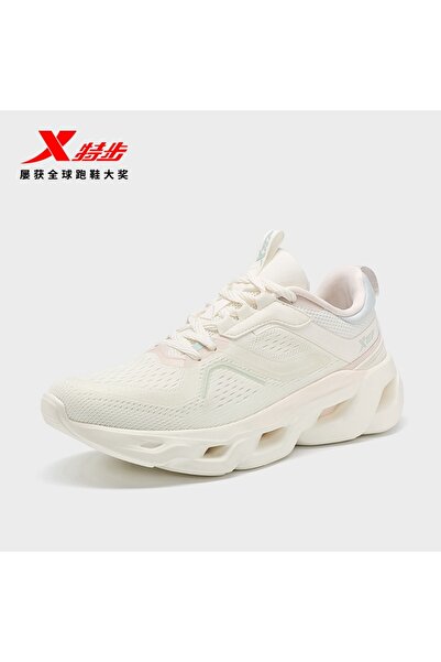 Xtep Femei Canvas White/Pure Pink Running Shoes 6912670646119