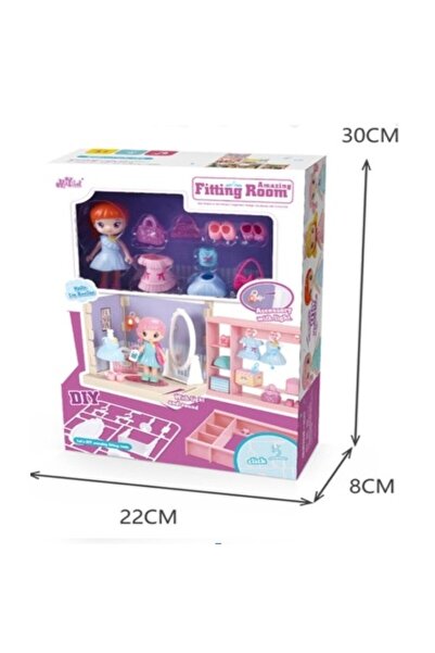 dalip Wardrobe Set with Outfits – Dollhouse Clothes and Accessories