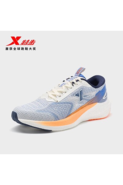 Xtep Barbati Canvas White/Sunlight Blue Running Shoes 6912670637957