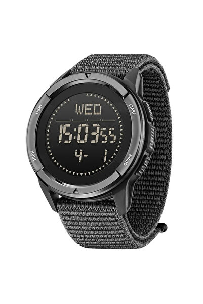 North Edge Men's Wristwatch Military Digital Carbon Army Sport Steps Compass Pacer Pedometer