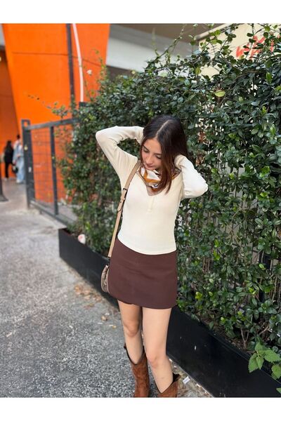 LUJJE Premium Quality Coffee Shorts Skirt