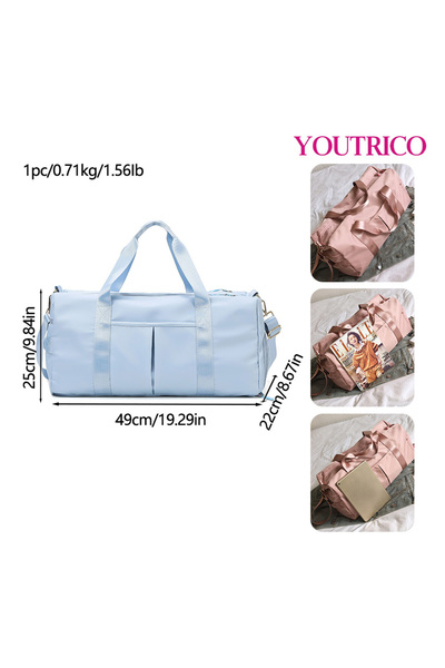 Youtrico Unisex sports bag,separates wet and dry items,hold shoes,yoga and fitness
