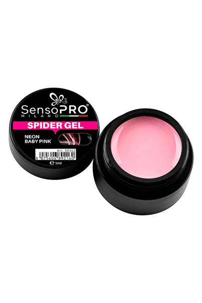 SensoPRO Milano Гел за устни Spider Gel SensoPRO Neon Baby-Pink, 5 мл