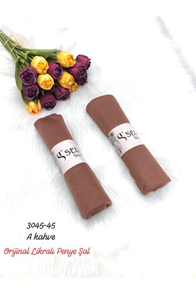 Sedef 3045 Lüks Likralı Penye Şal