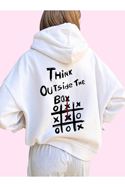 ArtYus Unisex Box Colorful Custom Printed Cotton Oversize Hooded Sweatshirt