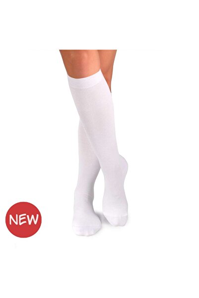 Pirin Hill Șosete din Bambus lungi 3/4 Alb