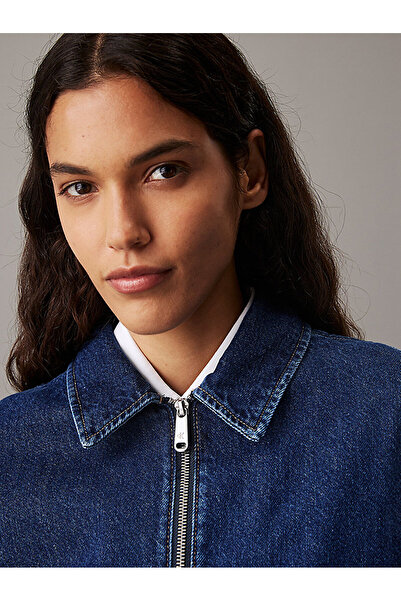 Calvin Klein Women's Zip Denim Jacket