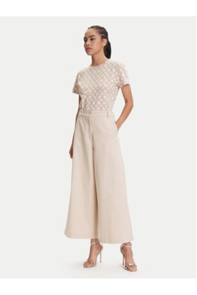 Guess Tricou bej pentru femei V5YI04I3Z14