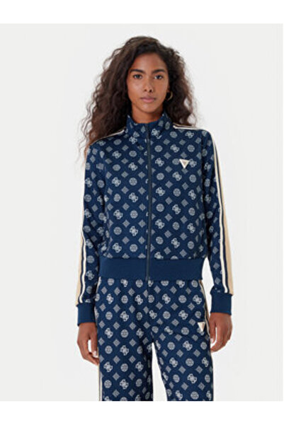 Guess Women's Navy Blue Sweatshirt V5YQ07K0282