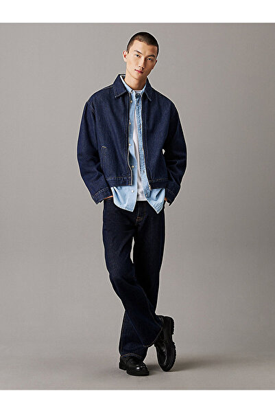 Calvin Klein Men's Relaxed Zip Denim Jacket