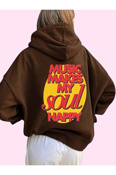 ArtYus Unisex Soul Happy Colorful Special cu imprimeu Bumbac supradimensionat...