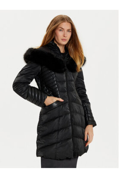 Guess Geacă de damă cu puf negru W4BL61WGLZ0