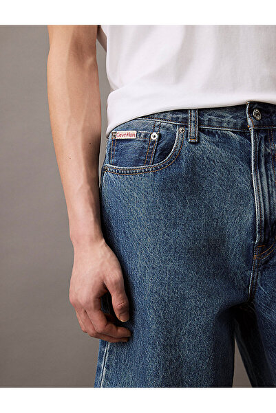 Calvin Klein Men's 90S Mid Blue Stone Shorts