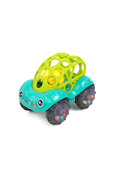 Choice سيارات ألعاب حسية للأطفال مصنوعة من السيليكون الناعم الأخضر، سيارات دف...