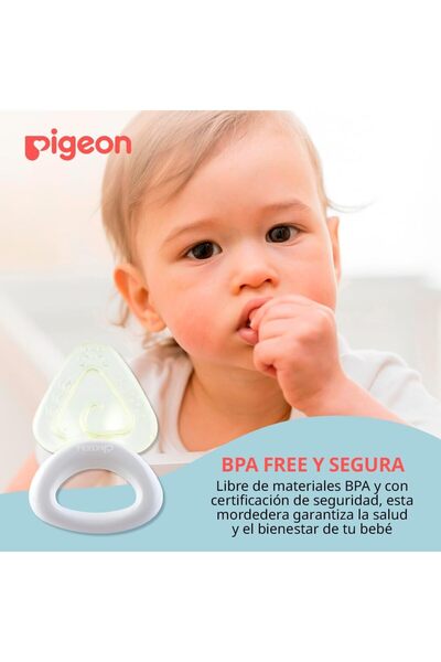 Pigeon Cooling Teether Triangle - Pack of 1 Yellow