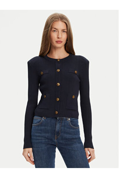 Guess Women's Navy Blue Cardigan W5YR09Z0130