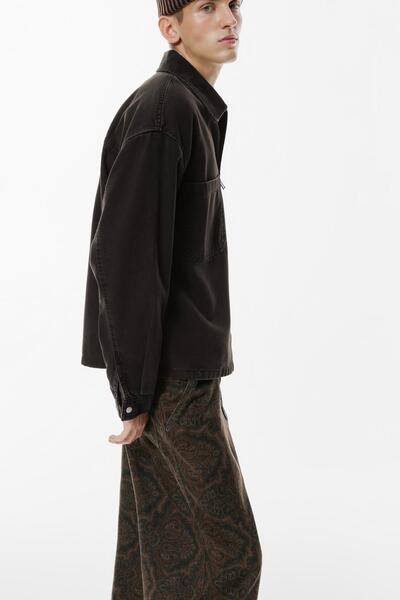 Pull & Bear Fermuarlı Cepli Gömlek