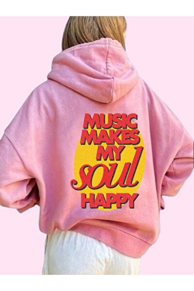 ArtYus Unisex Soul Happy Colorful Special cu imprimeu Bumbac supradimensionat...