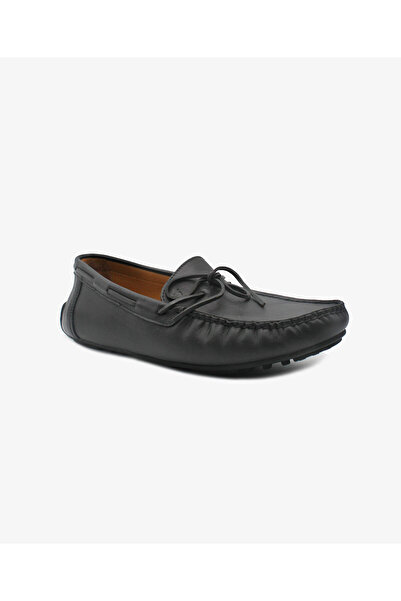 Greyder Erkek Siyah Hakiki Deri Loafer Ayakkabı 3Y1CA15980