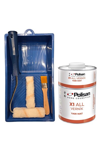 Polisan X1 ALL Taş Vernik YARI MAT ( TEZGAH VE FAYANS için Suya Dayanıklı Çiz...