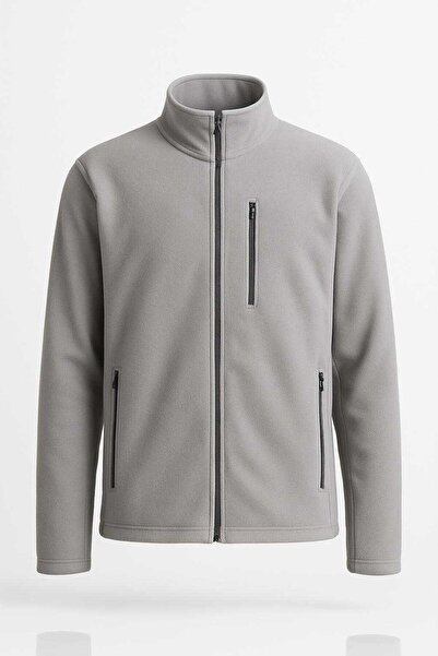 MOONBULL Men's Winter 3 Zipper Fleece Jacket