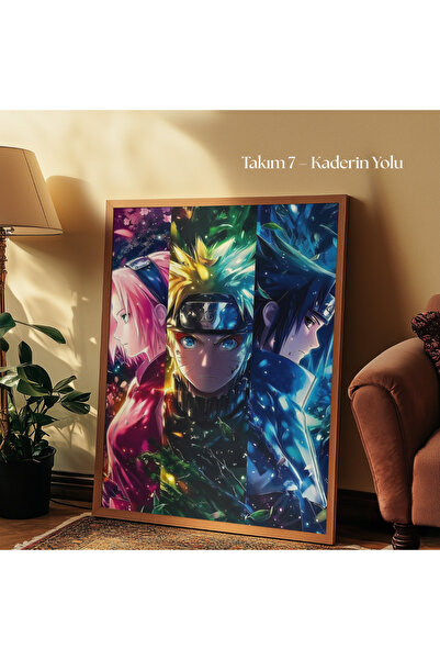 tuvart Sayılarla Boyama Seti Naruto 35x50cm, Takım 7 -Kaderin Yolu
