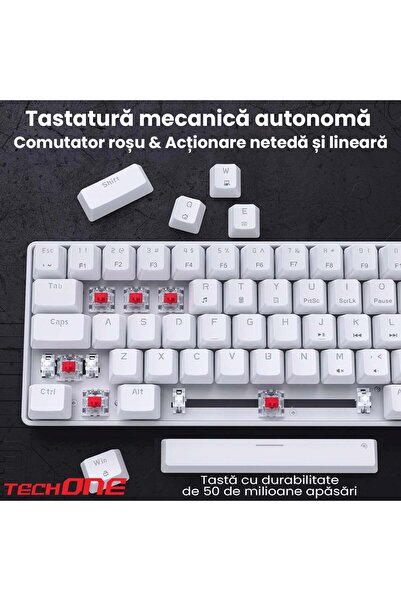 Techone Tastatură mecanică de gaming profesională HexaBoard
