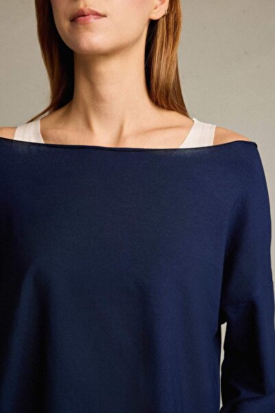 DeFacto Світшот з круглим вирізом Regular Fit Modal G3333AX25WN