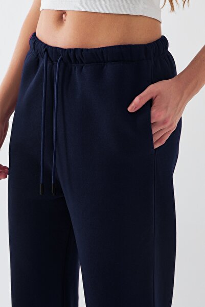 The Champ Clothing Φούτερ Unisex Oversize Σκούρο Μπλε – 3 Κλωστές Ανακούφιση, Φαρδιά Πόδια, Με Τσέπες, Μοντέρνα Άνετη Κοπή