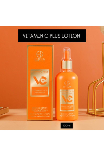 ESTELİN لوشن فيتامين سي بلس لتفتيح البشرة ومضاد للشيخوخة - 100 مل