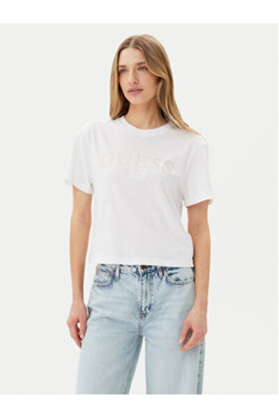 Guess Women's T-Shirt White V5GI09K9RM1