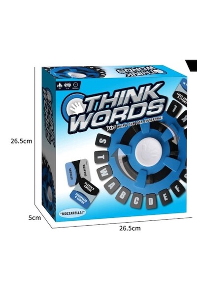 dalimag Joc de petrecere cu potrivirea cuvintelor, plastic colorat, vârste 8+