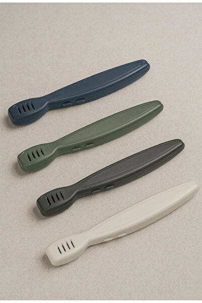 Sungroup Toothbrush Box 4 Pcs (Anthracite, Beige, Blue, Green)