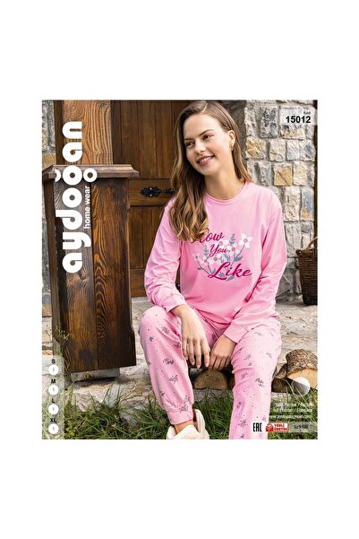 Aydoğan Women's Long Sleeve Pajama Set – 95% Cotton 5% Elastane, Comfortable and Stretchy